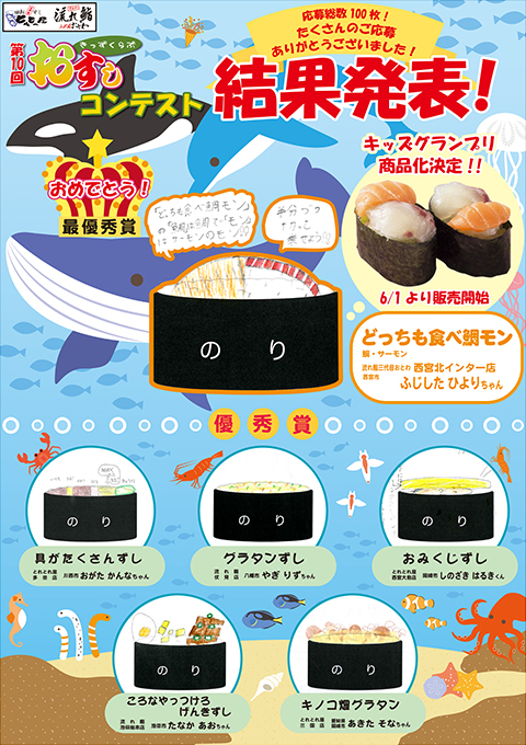 おすしコンテスト結果発表